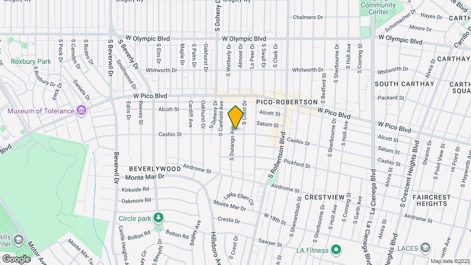 1488 S Durango Ave Map and Location Details