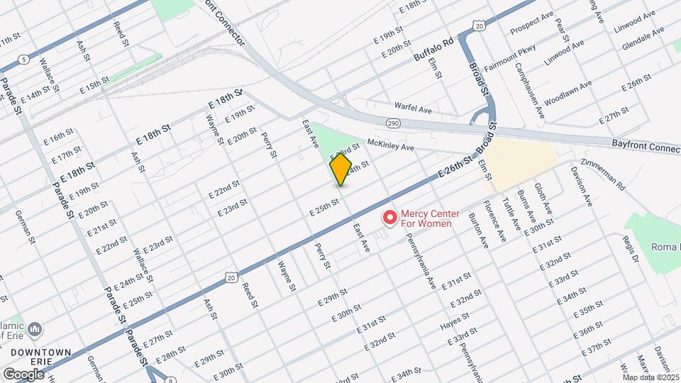 2417 East Ave Map and Location Details