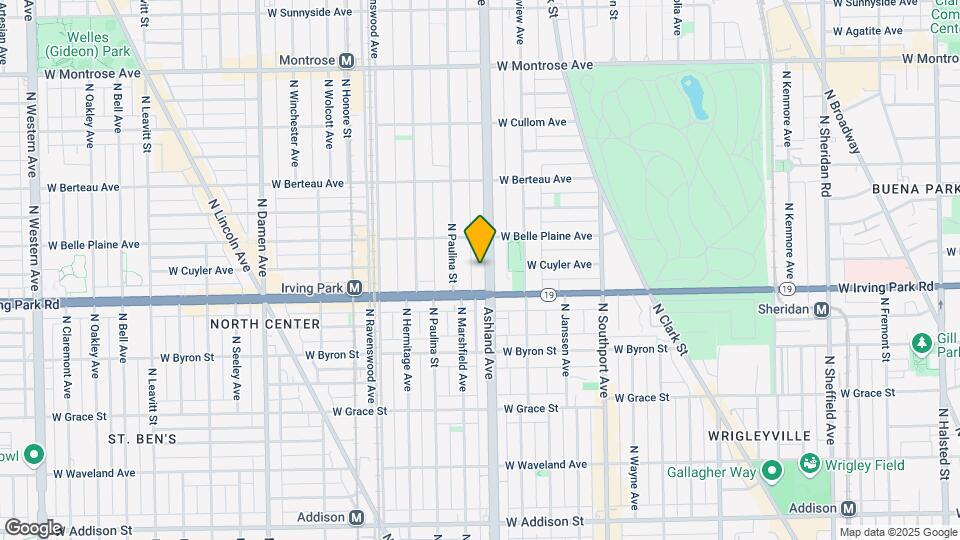 4024 N Ashland Ave Map and Location Details