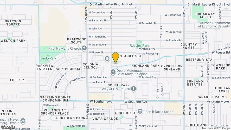 1634 W La Salle St Map and Location Details