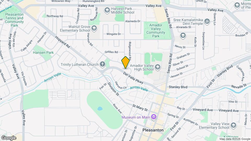 4653 Del Valle Pkwy Map and Location Details