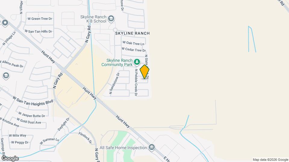 654 W Desert Mountain Dr Map and Location Details
