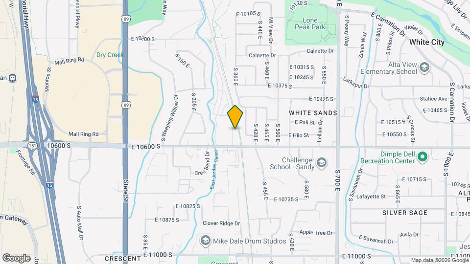 10555 S Sandy Sage Way Map and Location Details