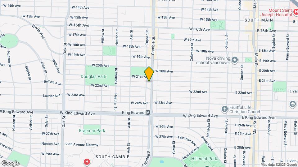 3755 Cambie St Map and Location Details