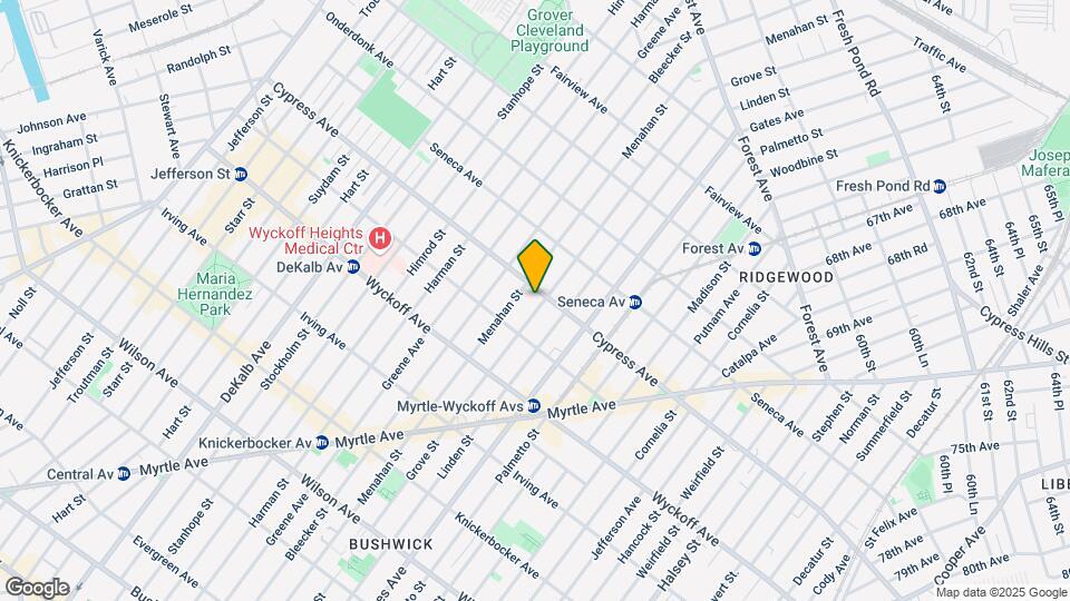 1687 Grove St Map and Location Details