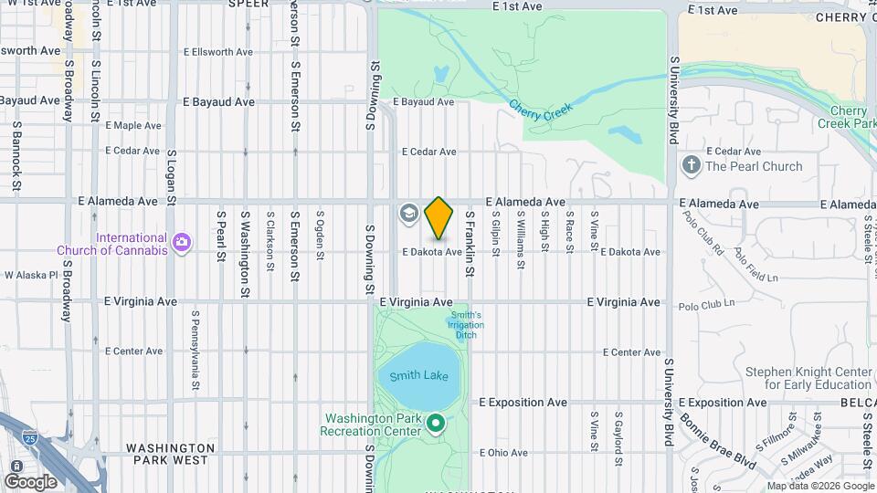 391 S Humboldt St Map and Location Details