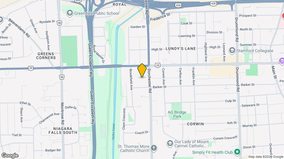 5971 Dorchester Rd Map and Location Details