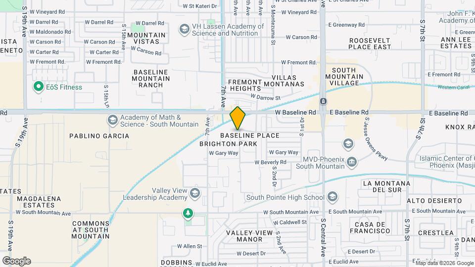 7808 S 5th Ave Map and Location Details