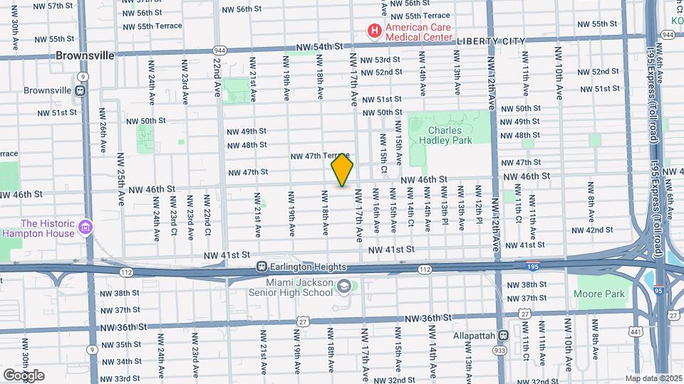 1747 NW 45th St Map and Location Details