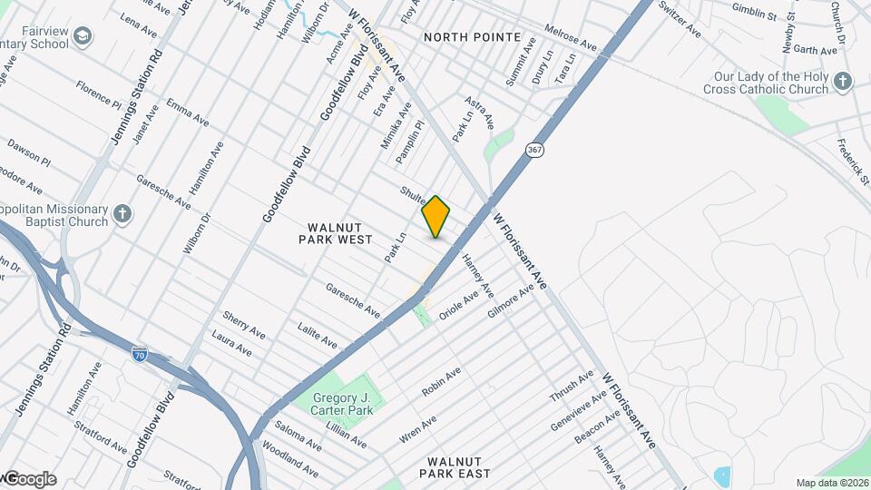 5926 Harney Ave Map and Location Details