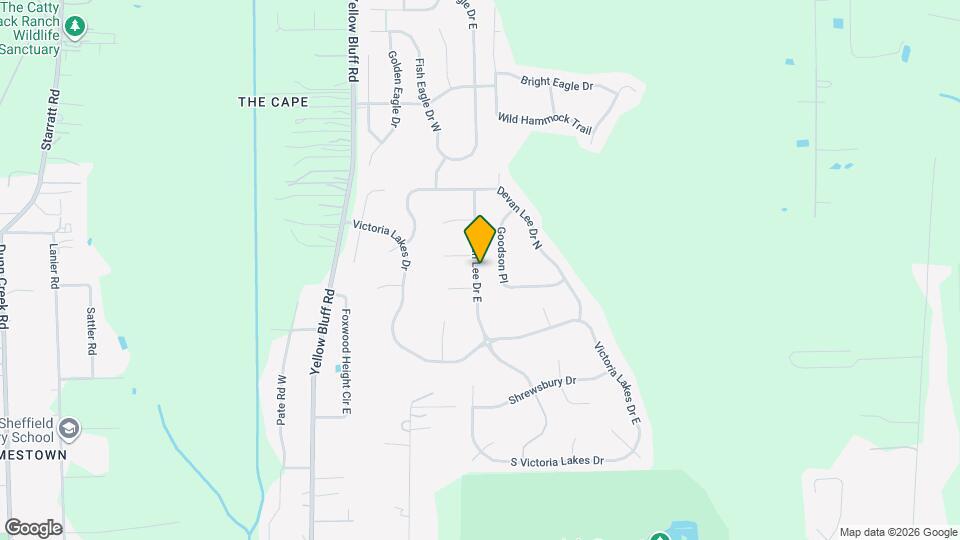 13735 Devan Lee Dr E Map and Location Details