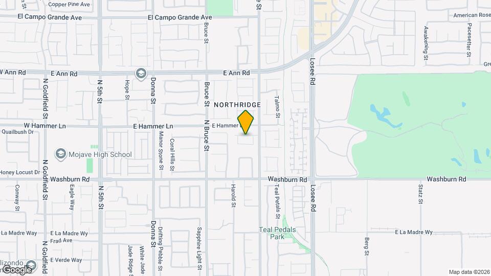 1805 Macchia Ave Map and Location Details