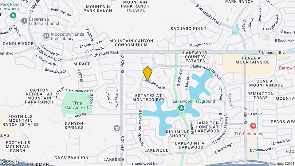 3345 E Woodland Dr Mapa y Detalles de la Ubicación