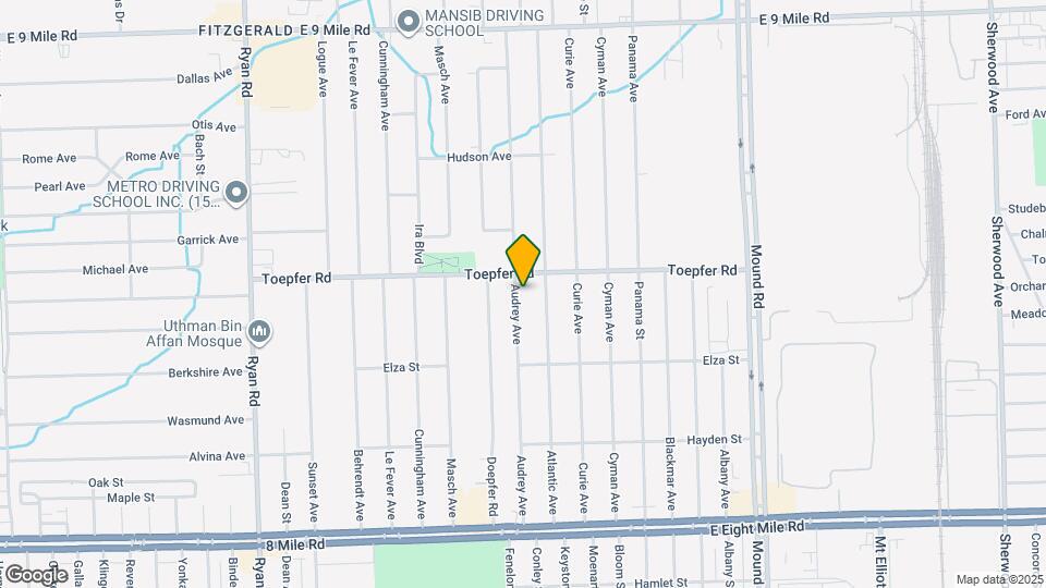 21576 Audrey Ave Map and Location Details