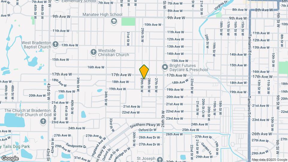 1713 29th St W Map and Location Details