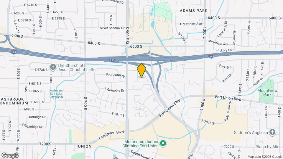 965 E 6795 S Map and Location Details