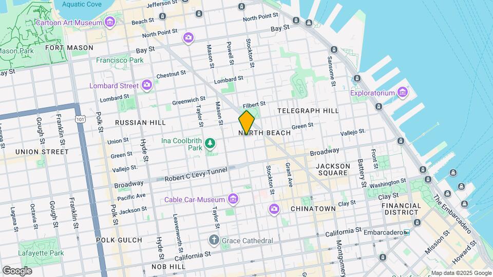 1556 Powell St, Unit 1556 Powell Map and Location Details
