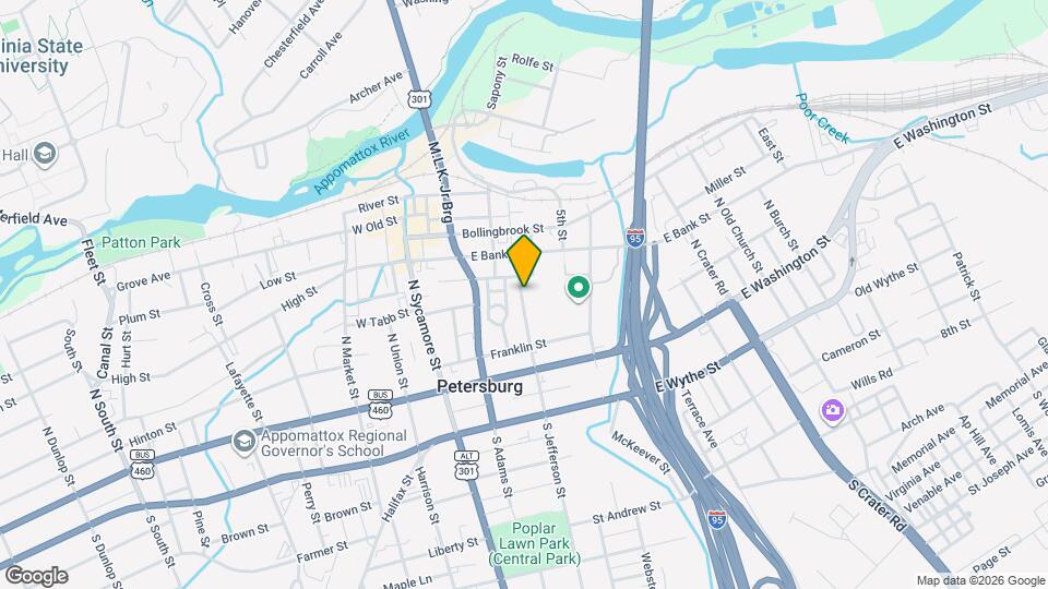 208 N Jefferson St Map and Location Details