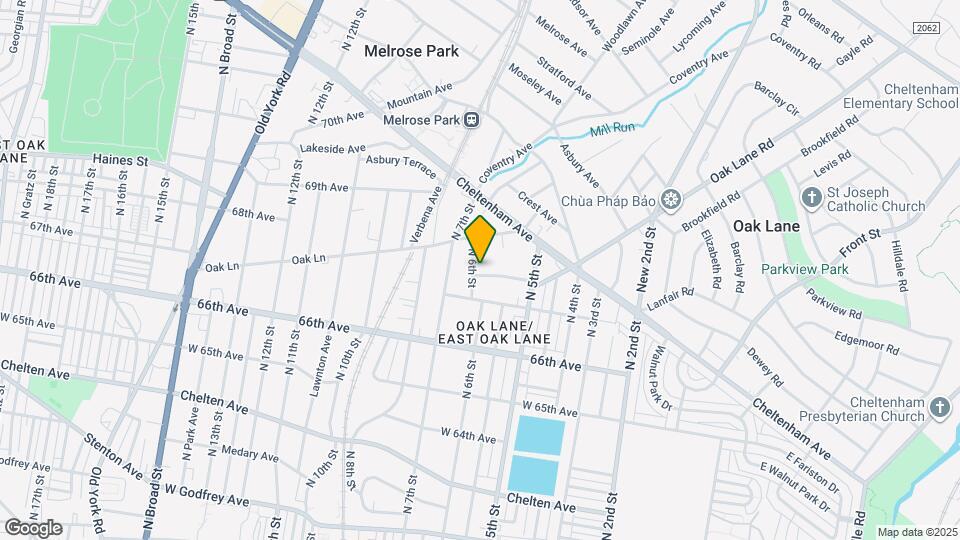 6709 N 6th St Map and Location Details