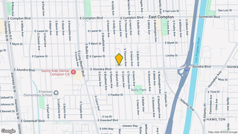 2019 E Alondra Blvd Mapa y Detalles de la Ubicación