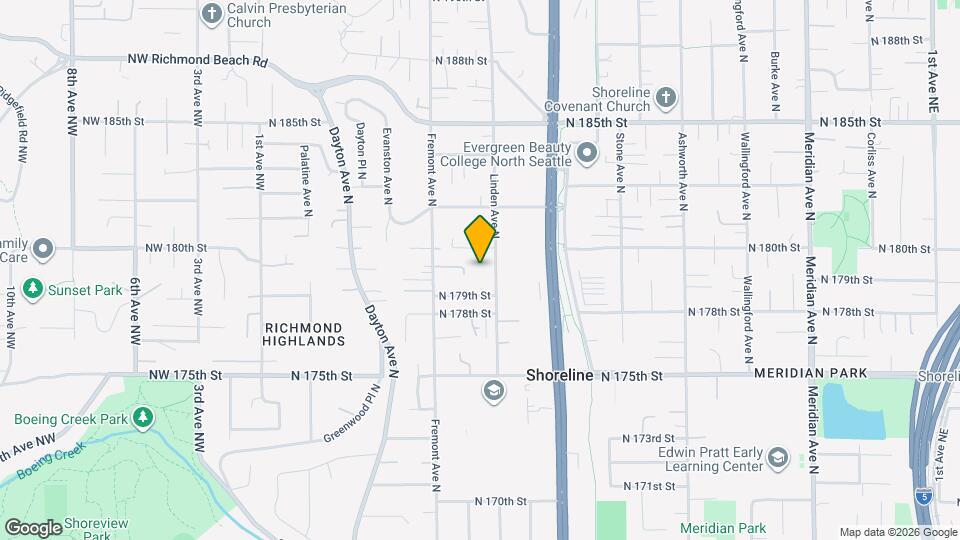 17921 Linden Ave N Map and Location Details