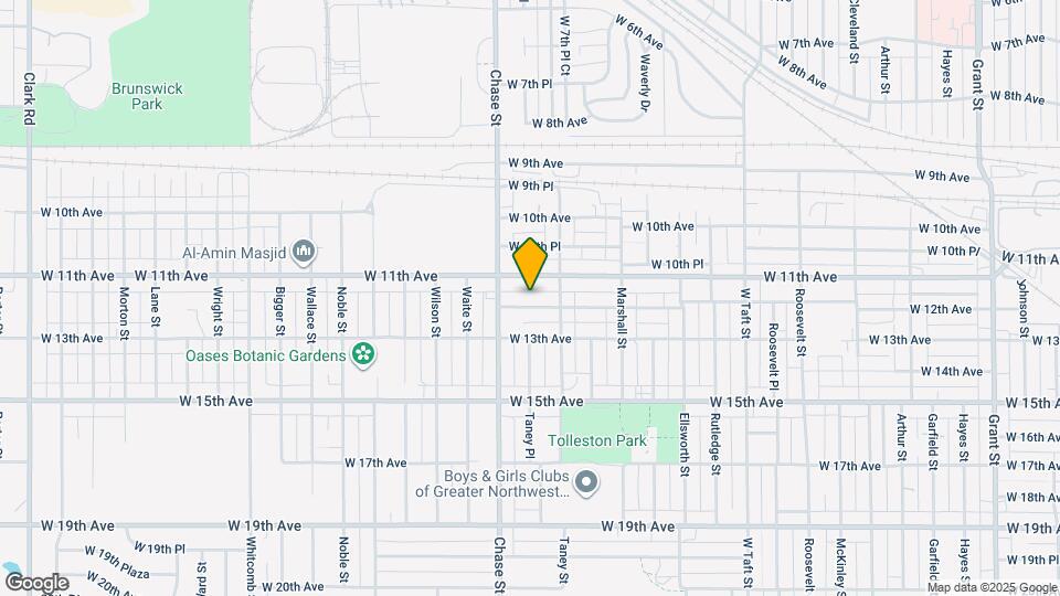 2944 W 12th Ave Map and Location Details