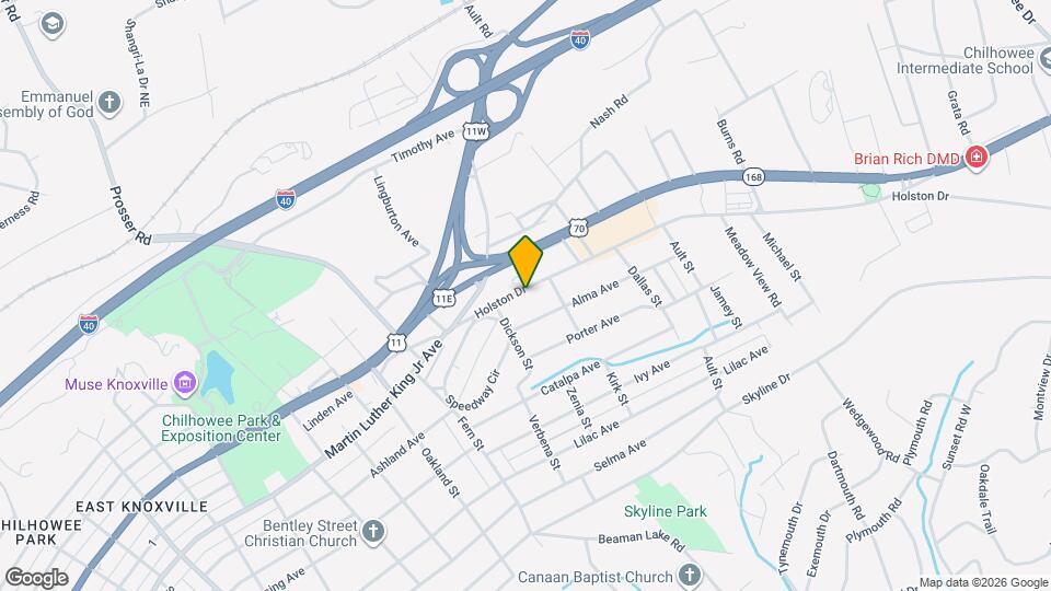 4118 Holston Dr Map and Location Details