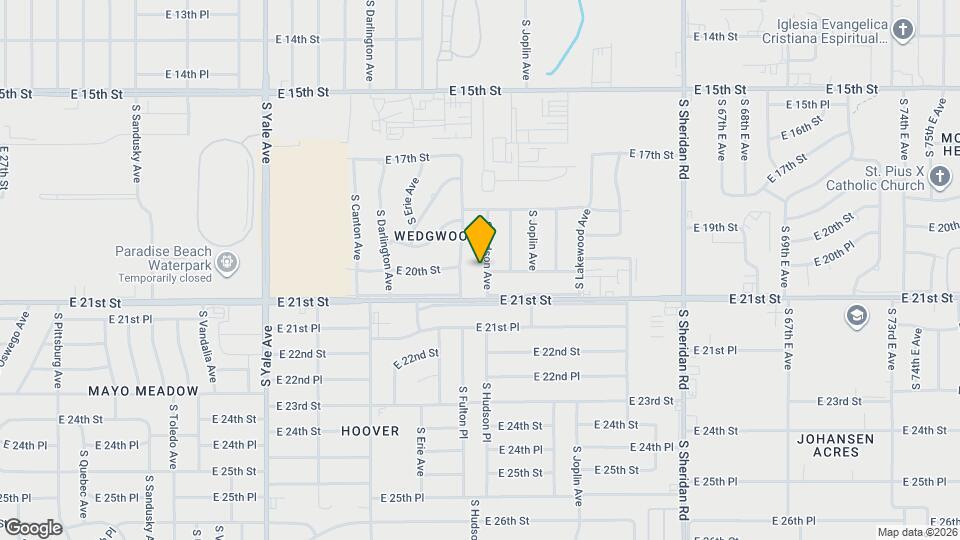 1862 S Hudson Ave Map and Location Details