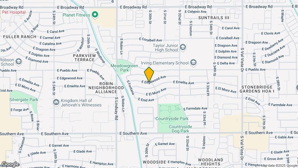 2955 E Edgewood Ave Map and Location Details
