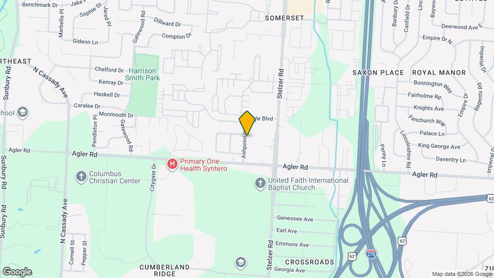 2420 Ashpoint St Map and Location Details