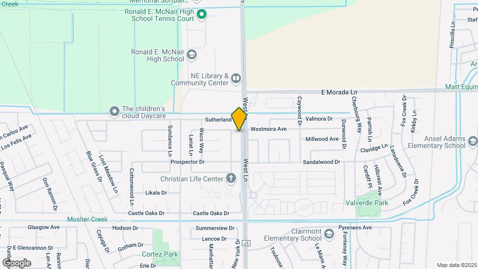 9253 West Ln Map and Location Details