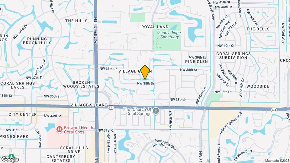 8705 NW 38th Dr, Unit 7B Map and Location Details
