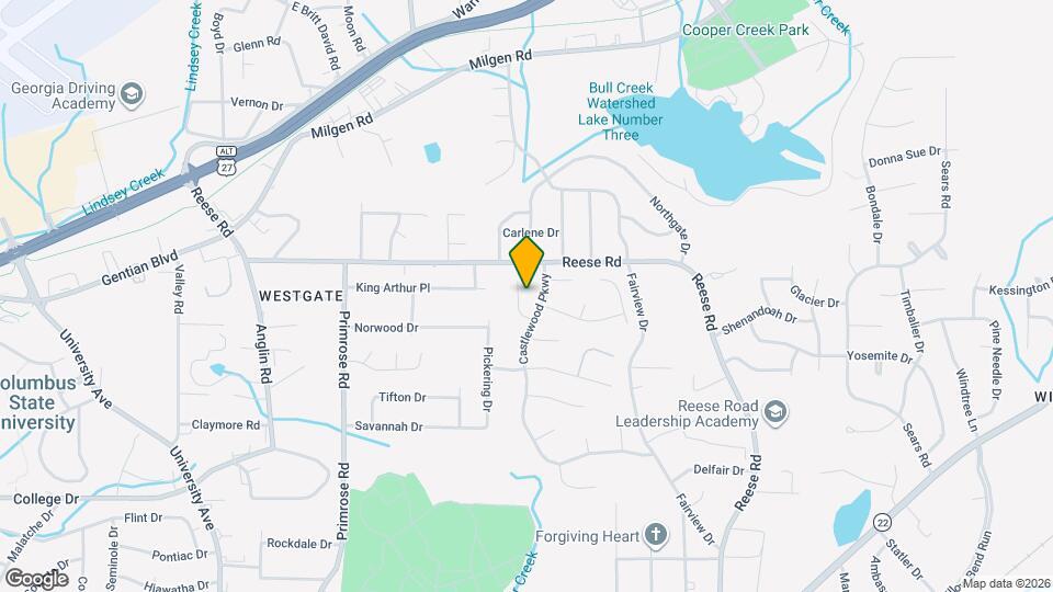 4328 Castlewood Ct Map and Location Details