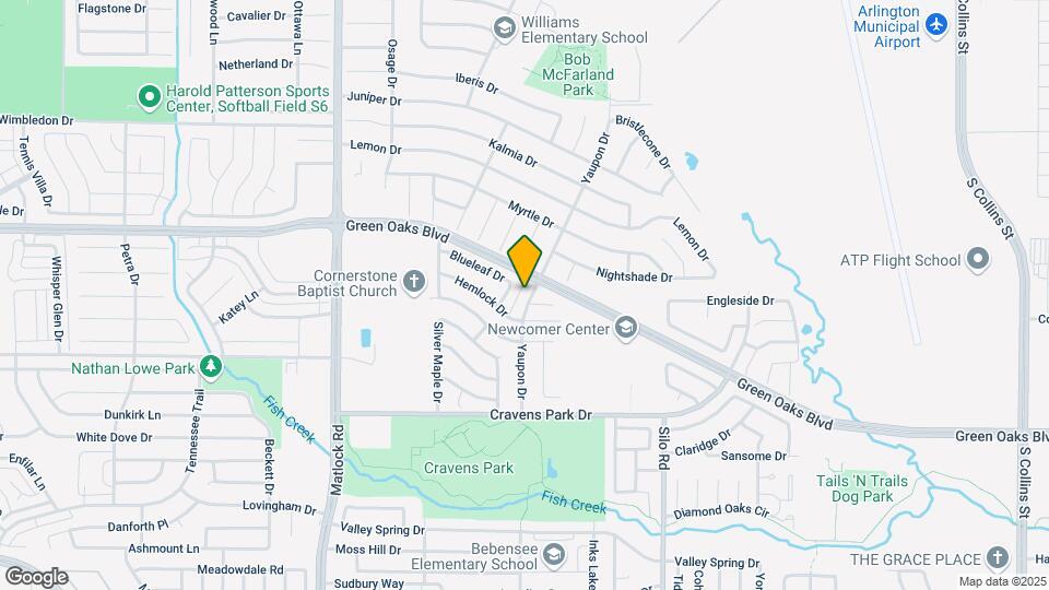 5406 Yaupon Dr Map and Location Details
