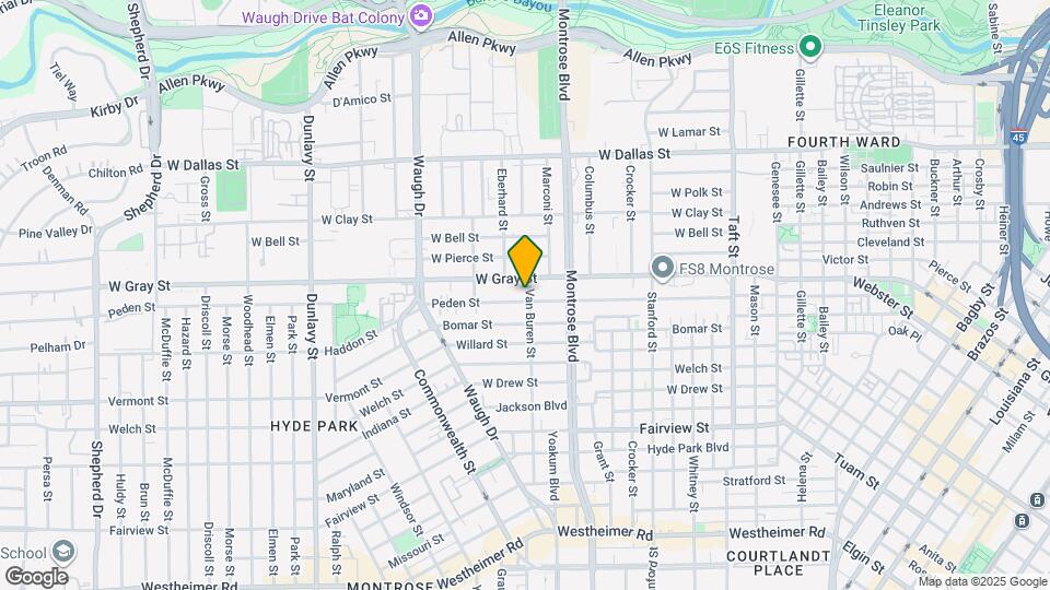 1628 Van Buren St Map and Location Details