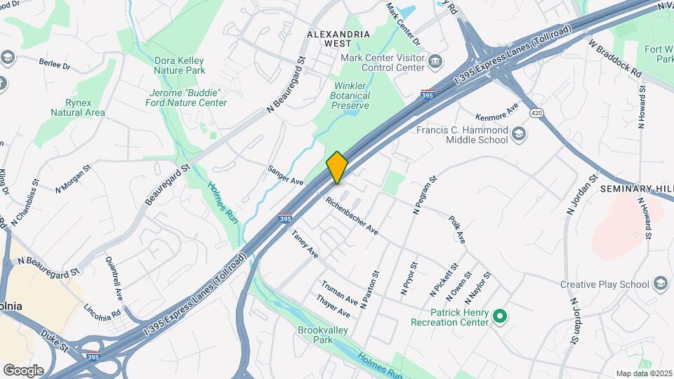 1009 N Van Dorn St Map and Location Details