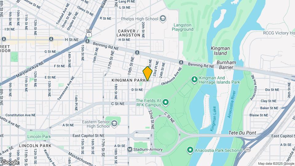 423 21st St NE Map and Location Details