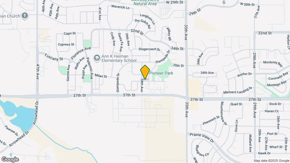 3764 Ponderosa Dr Mapa y Detalles de la Ubicación
