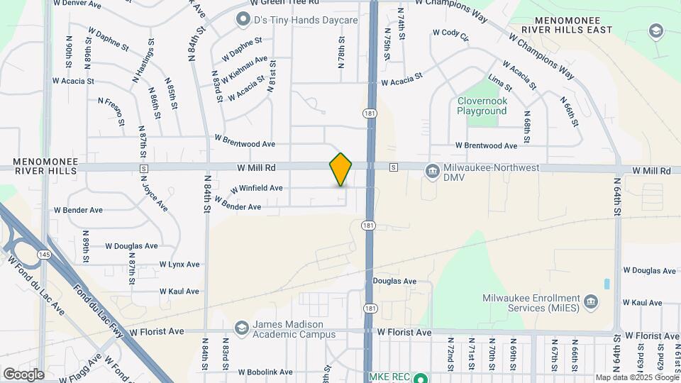 6333 N 77th St Map and Location Details