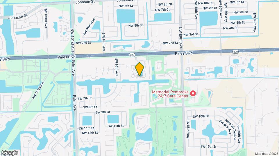 9472 Palm Cir S Map and Location Details