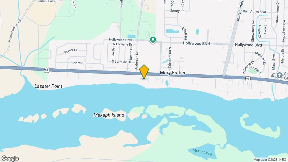 209 Miracle Strip Parkway Unit C Map and Location Details