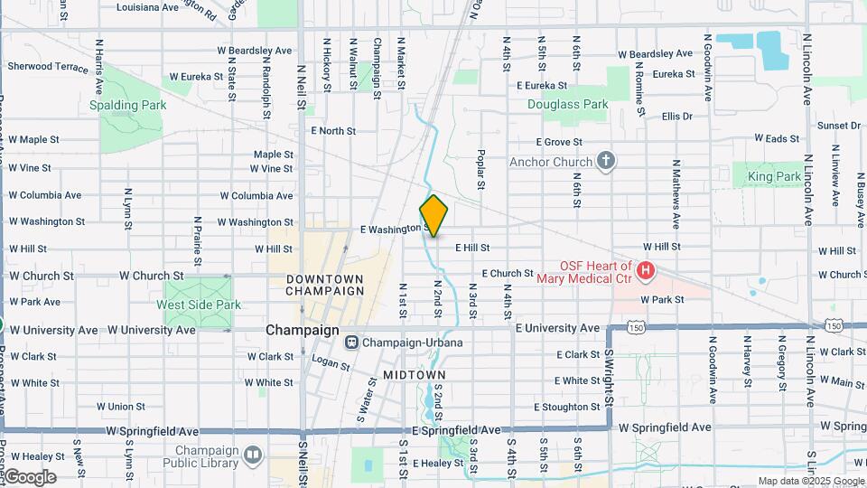 112 E Hill St Map and Location Details