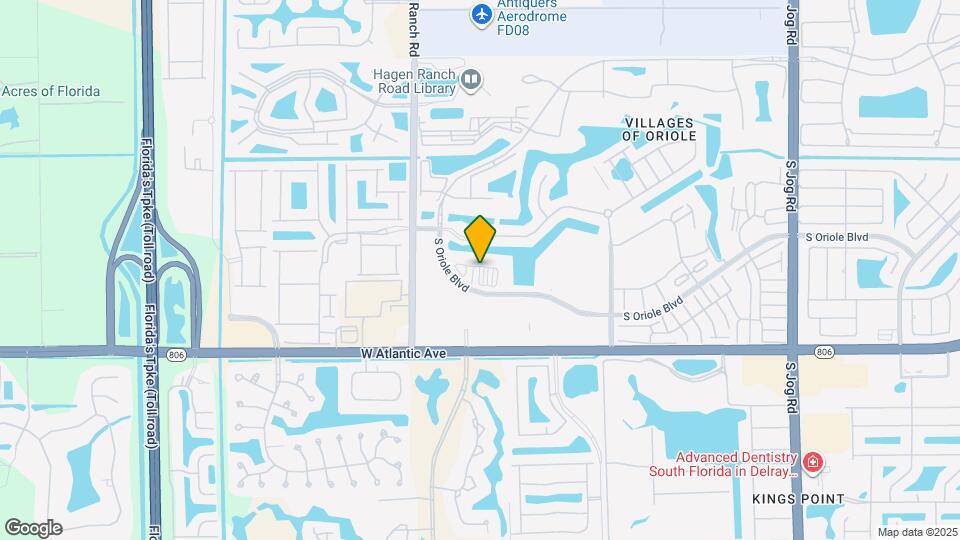 7380 S Oriole Blvd Map and Location Details