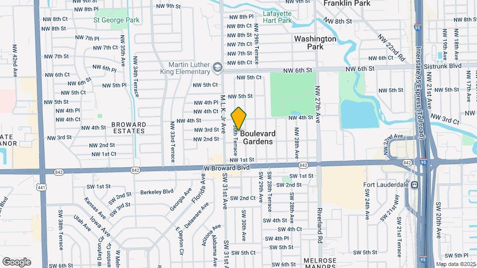 272 NW 30th Terrace Map and Location Details