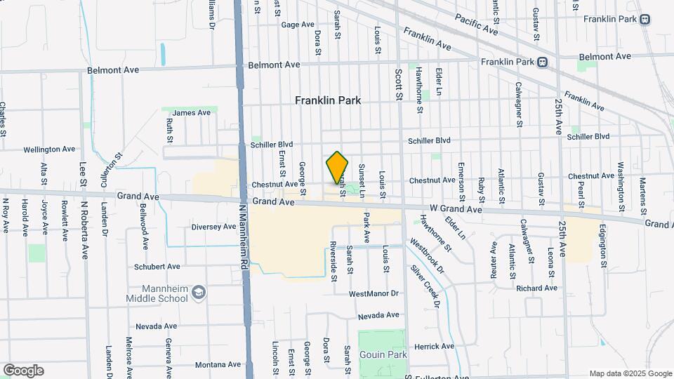 10141 Chestnut Ave Map and Location Details
