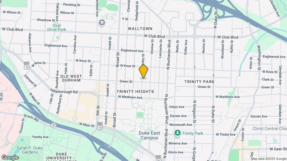 1410 Green St Map and Location Details
