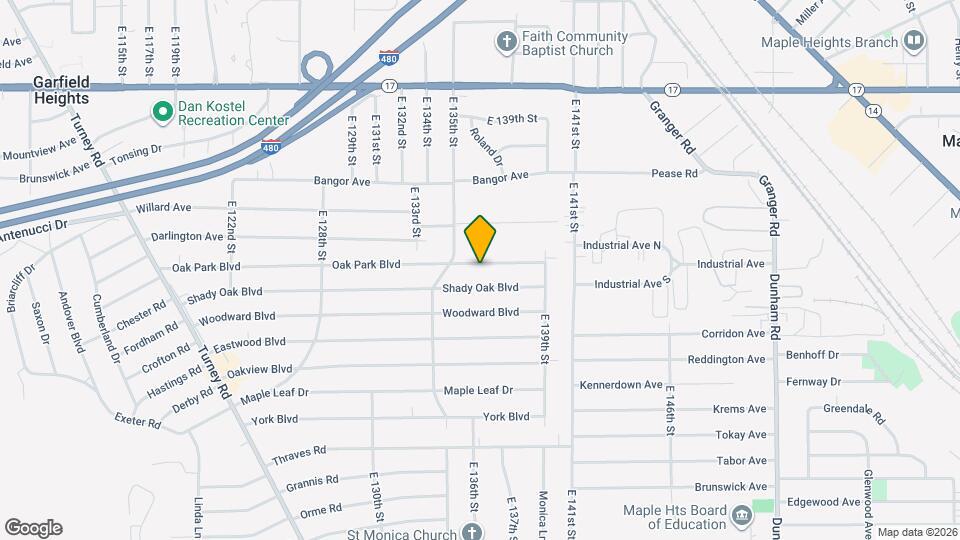 13604 Oak Park Blvd Map and Location Details