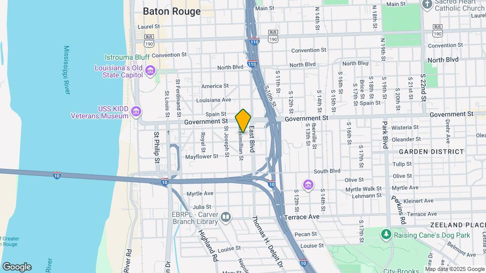 641 Maximillian St Map and Location Details