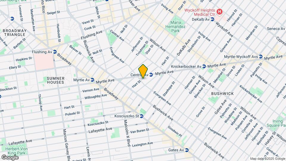 586 Hart St Mapa y Detalles de la Ubicación