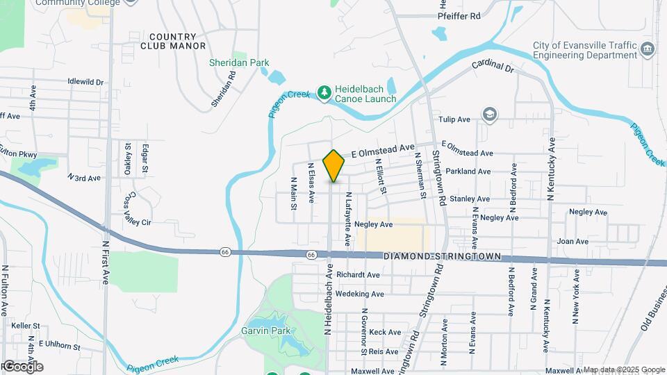 2603 N Heidelbach Ave Map and Location Details